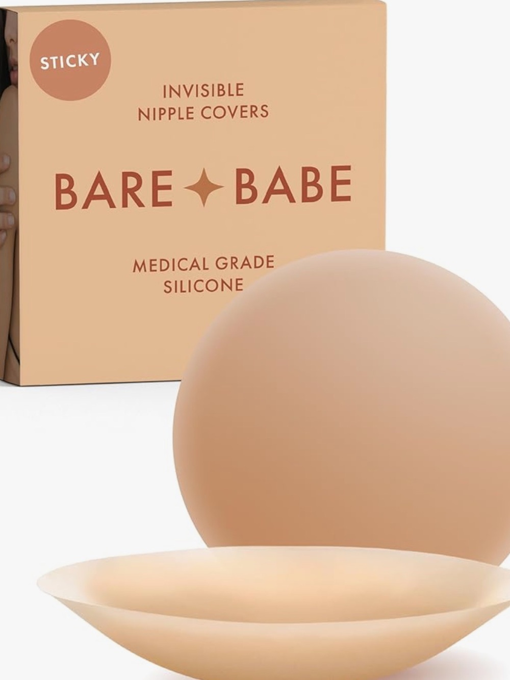 Bare Babe Reusable Silicone Nipple Covers
